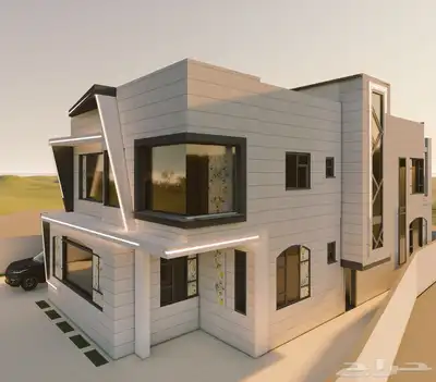 تصميم 3D معماري ومجمع تجاري 3