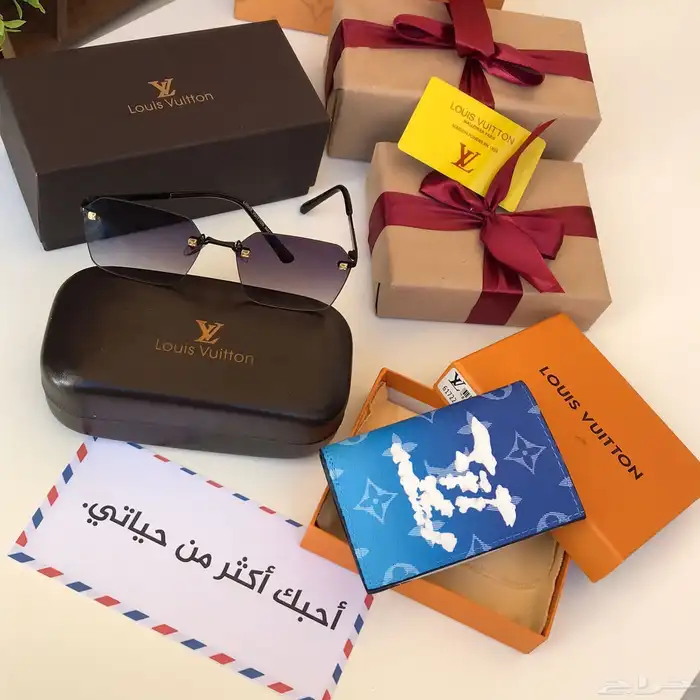بوكس هدايا نظارة ومحفظة ماركة 2