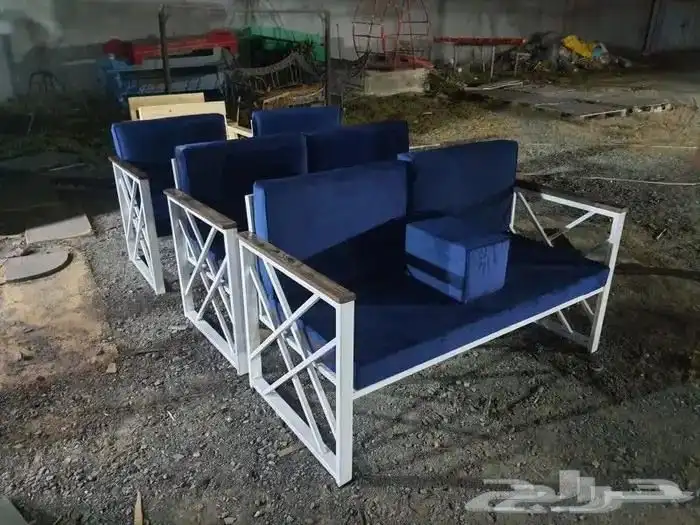 جلسات الخارجية حديد وخشب 10