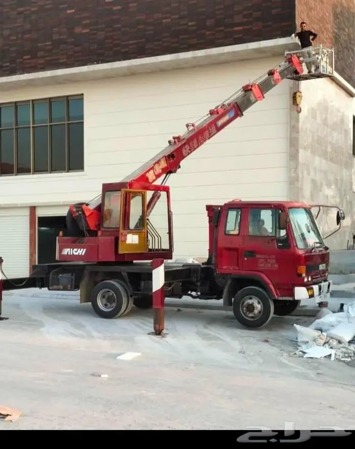 رافعات جده ونش دينه Crane تركيب مكيفات بوياء واجهات 4