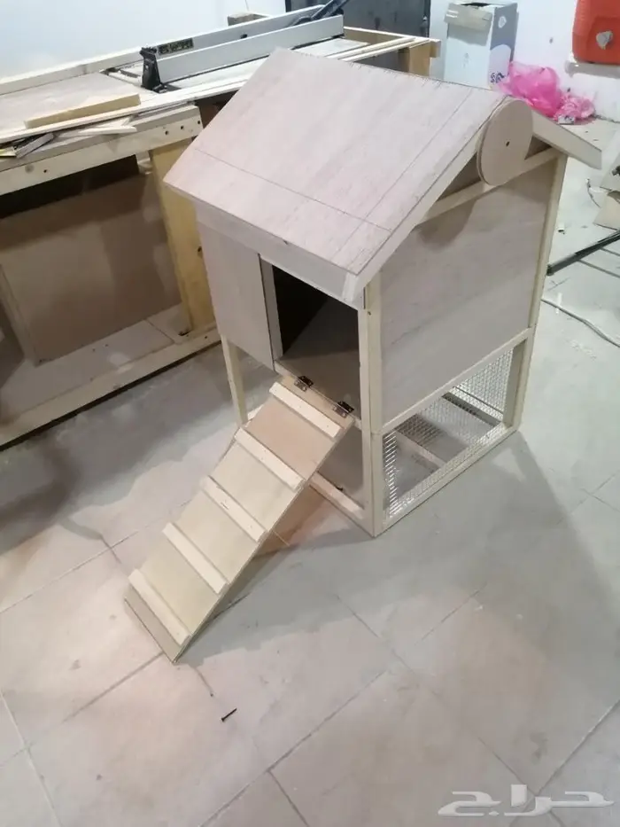 بيت قطط كوخ ريفي للحدائق الخارجيه 2