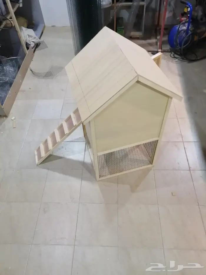 بيت قطط كوخ ريفي للحدائق الخارجيه 1