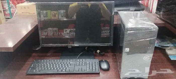 كمبيوتر مكتبي i5 اي فايف ديل DELL معاشاشة 3