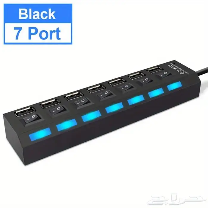 توصيلة USB منافذ 7 2