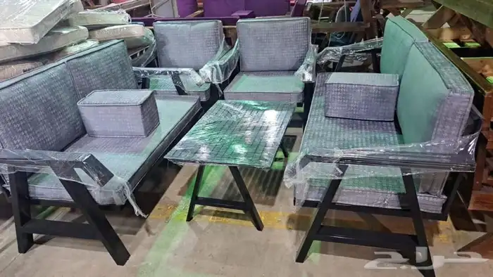 جلسات الخارجية حديد وخشب 13