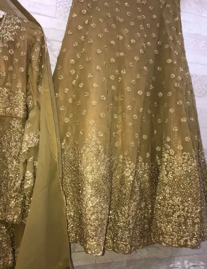 زي هندي عروسه صباحيه مقاس L قابل للتوسيع 5