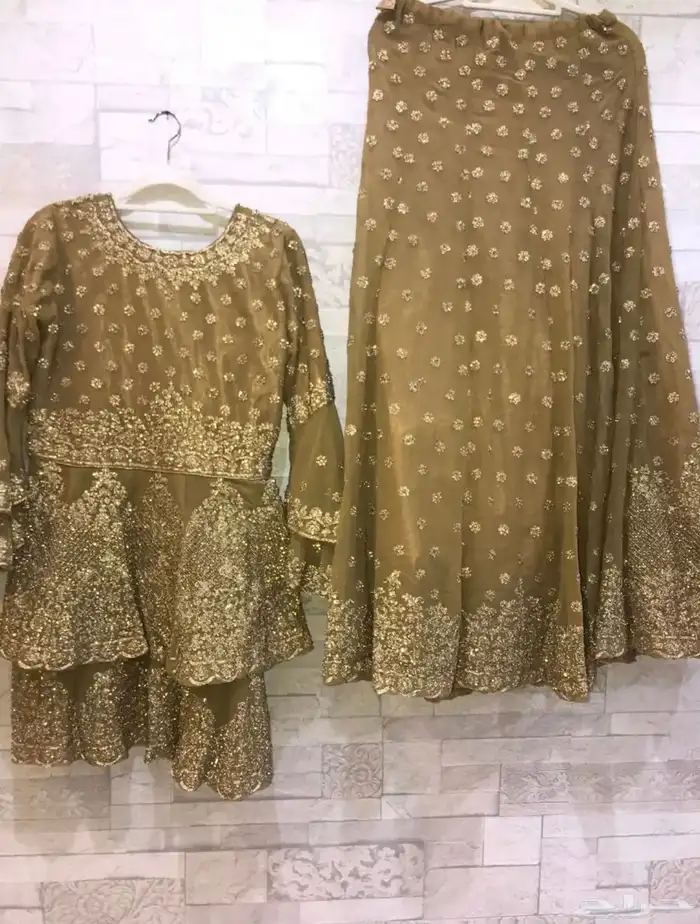 زي هندي عروسه صباحيه مقاس L قابل للتوسيع 4