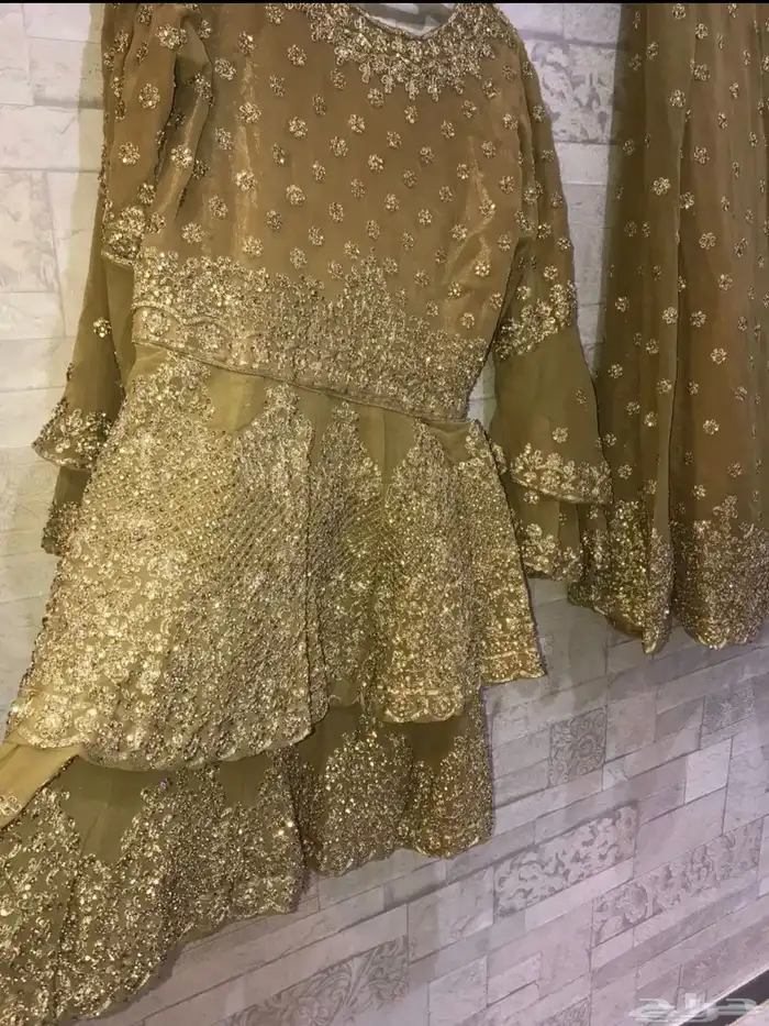 زي هندي عروسه صباحيه مقاس L قابل للتوسيع 6