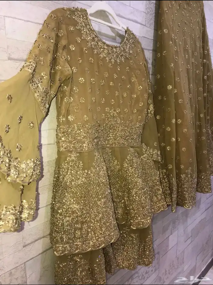 زي هندي عروسه صباحيه مقاس L قابل للتوسيع 8