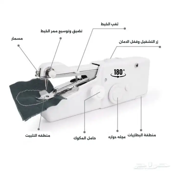 خيط ملابسك في اي مكان مع مكينة الخياطة المحمولة 1