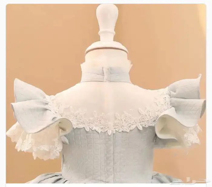 فستان بناتي لون سماوي اخو الجديد مافيه اي عيوب ولا اي وصخ 2