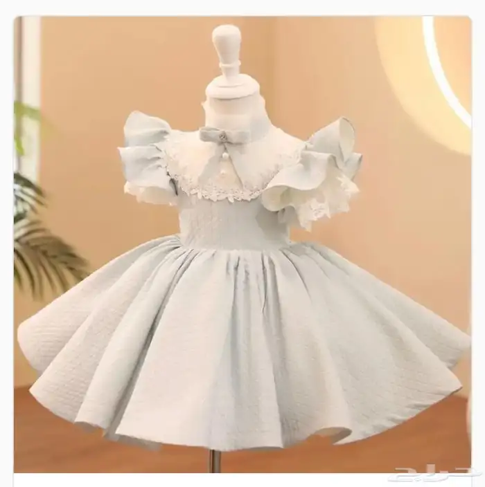 فستان بناتي لون سماوي اخو الجديد مافيه اي عيوب ولا اي وصخ 0