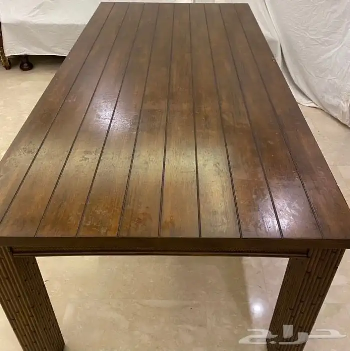 طاولة طعام فاخر مع الكراسي ( سهلة الفك و التركيب ) 0