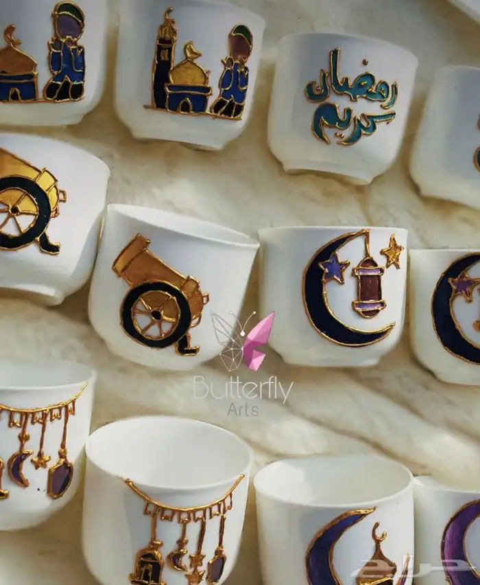 أطبع ستيكرات شهر العيد السعيد .. طباعة بنرات رول اب 9