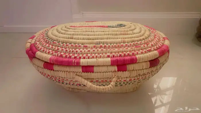 سله خبز تراثيه كبيره الطول 51 العرض 34 العمق 19 2