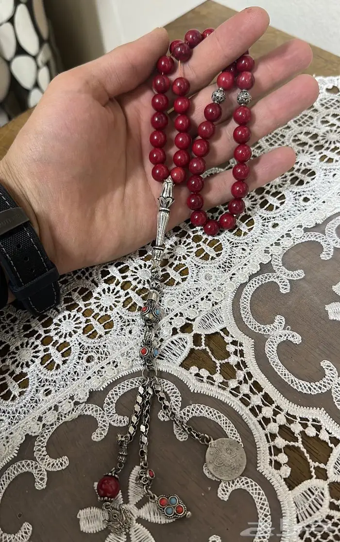سبحة مرجان ايطالي حر من النوادر 2