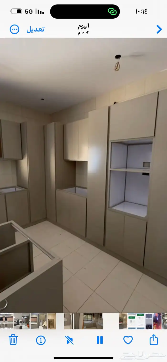 تفصيل دواليب مطابخ صاج المنيوم خشب 8