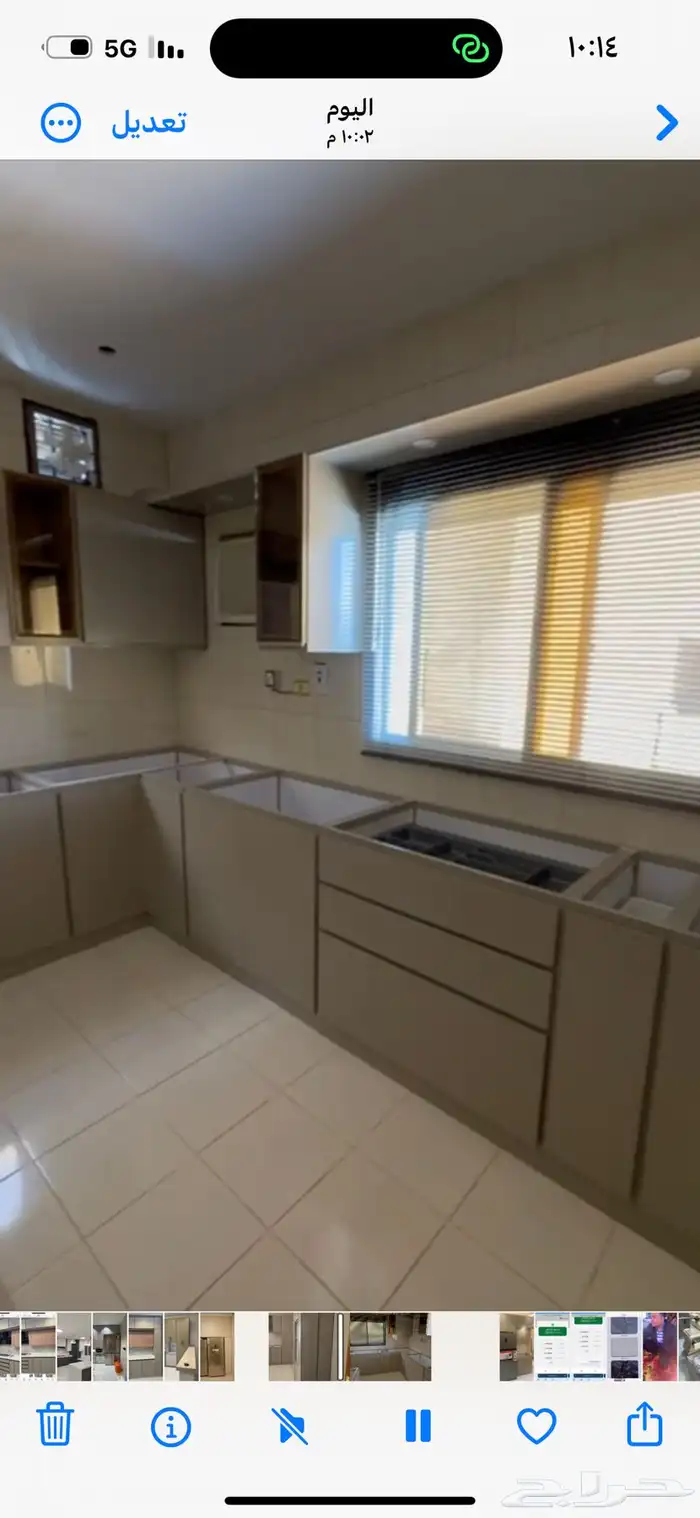 تفصيل دواليب مطابخ صاج المنيوم خشب 7