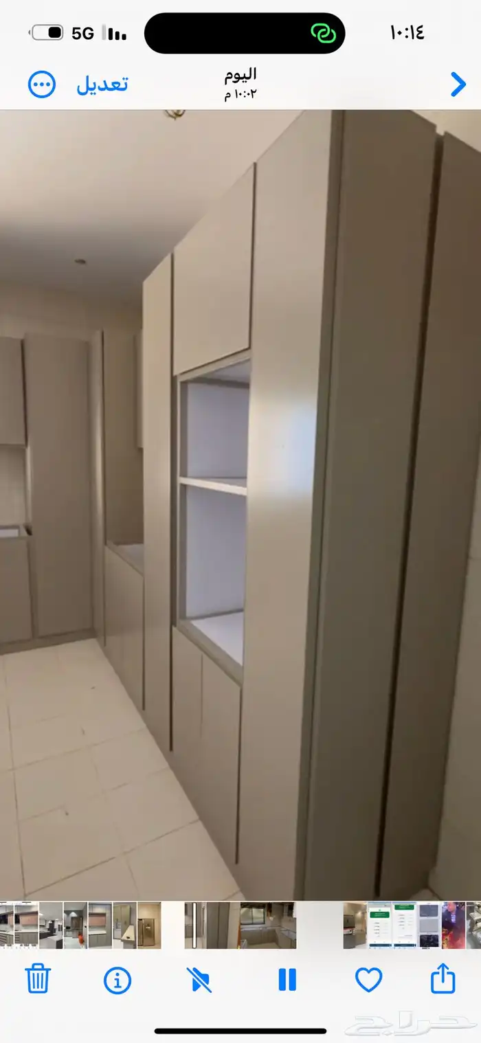 تفصيل دواليب مطابخ صاج المنيوم خشب 5