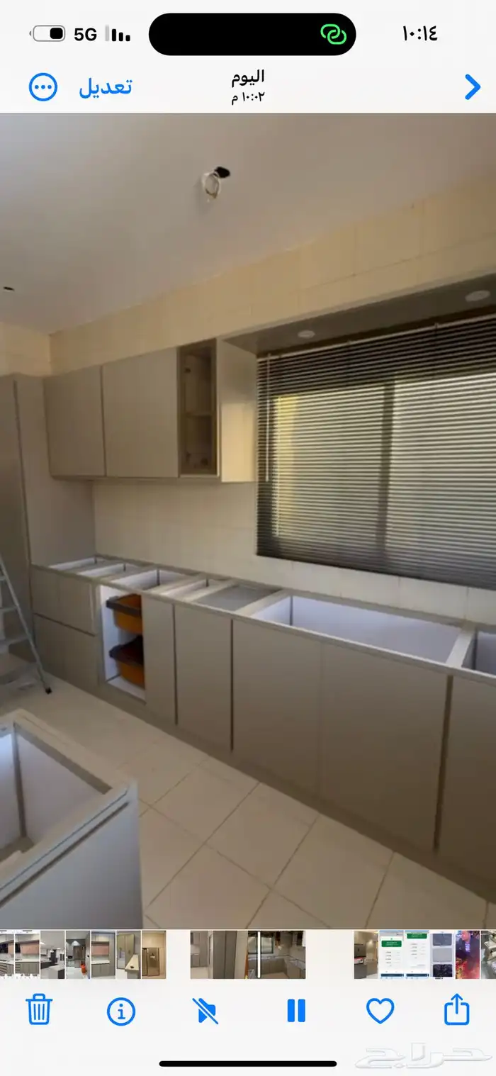 تفصيل دواليب مطابخ صاج المنيوم خشب 6