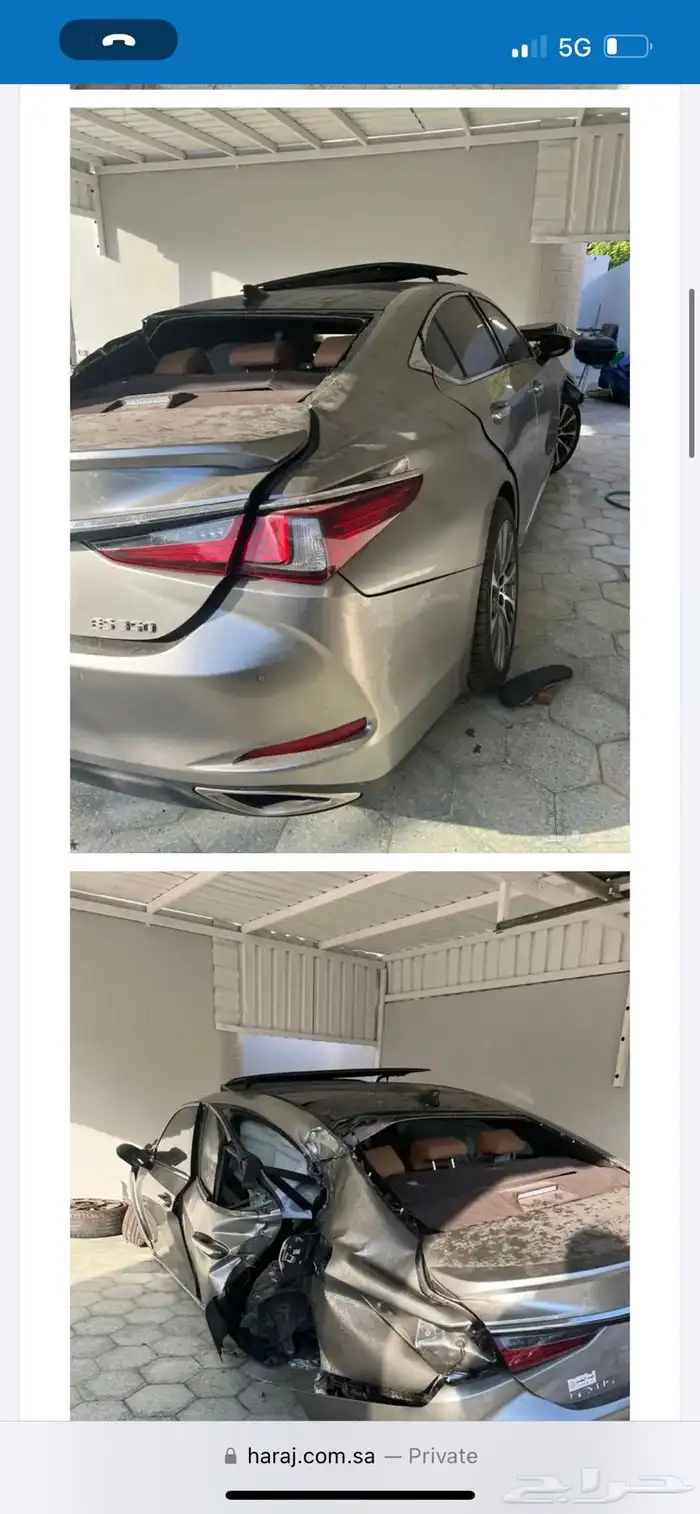 لكزس es350 تشليح قطع غيار 1