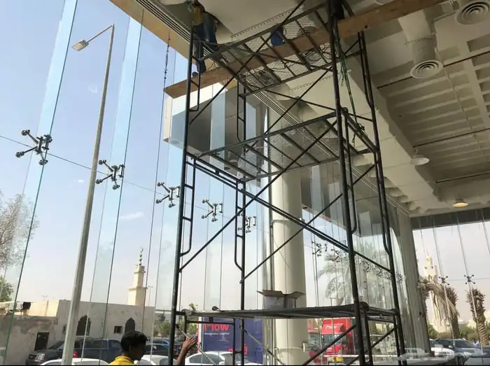 ستائر أمريكي تركي اقمشة ويفي لينين بلاك اوت 21