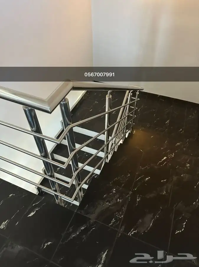 ورشة استنلس استيل دربزان درج حواجز شبابيك 29