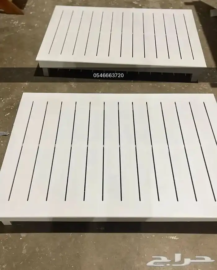 طاولة طبليه خشب جلسات خارجي و كشتات 3