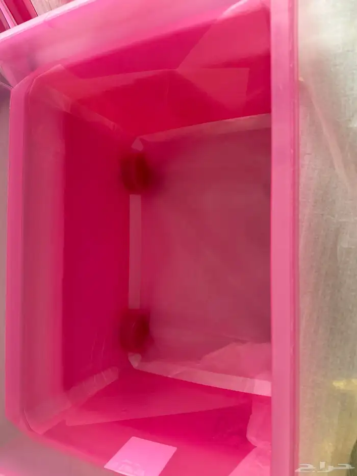 علب بلاستك عميقه فوشي اللون 4