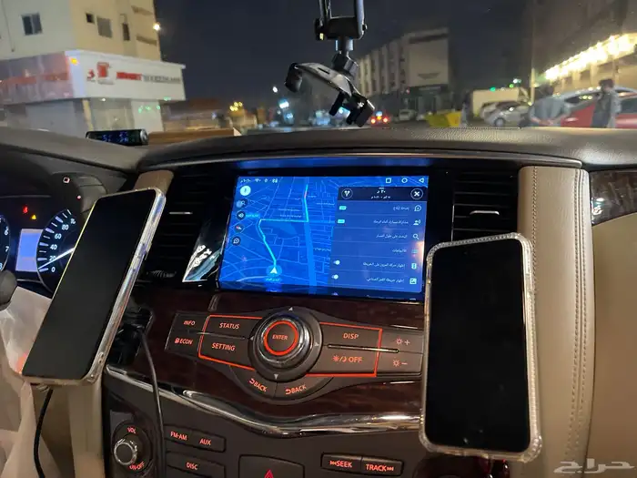 شاشة نيسان باترول نص فل Se2 نظام اندرويد وابل كار بلاي 3