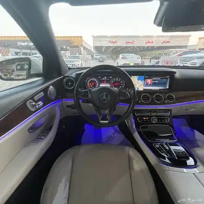مرسيدس E300 موديل 2017 وارد امريكي حاله الوكاله 7