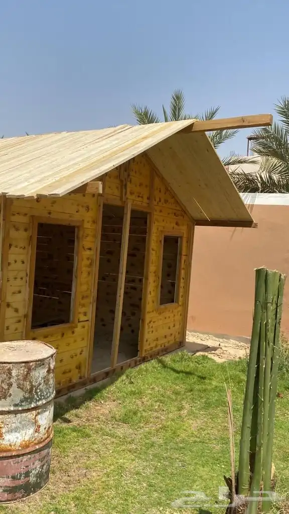 اكواخ خشب مناضر حدايق لبيت 5