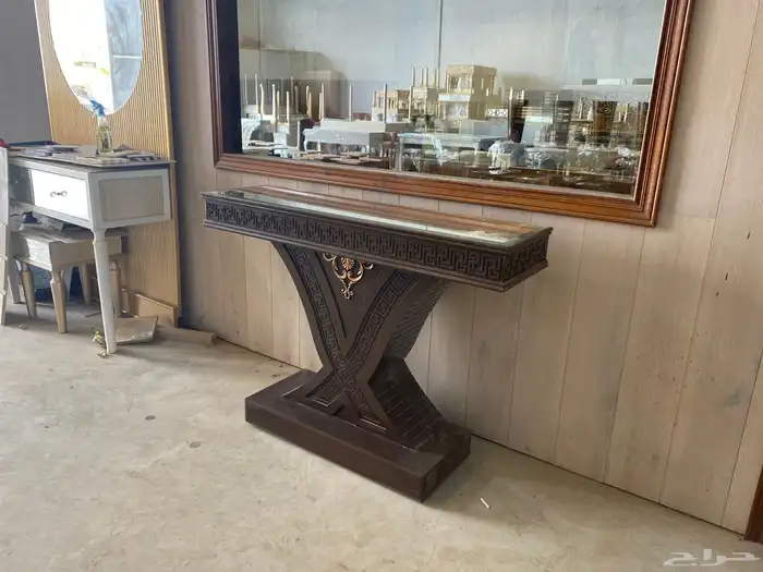 طاولات مجالس و طعام من انواع خامات الخشب المتاحة 29