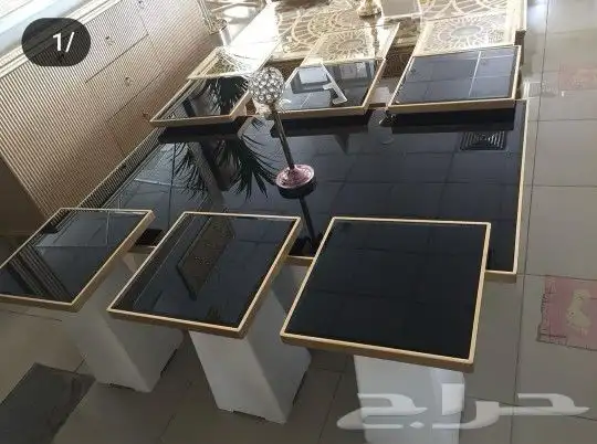 طاولات مجالس و طعام من انواع خامات الخشب المتاحة 19