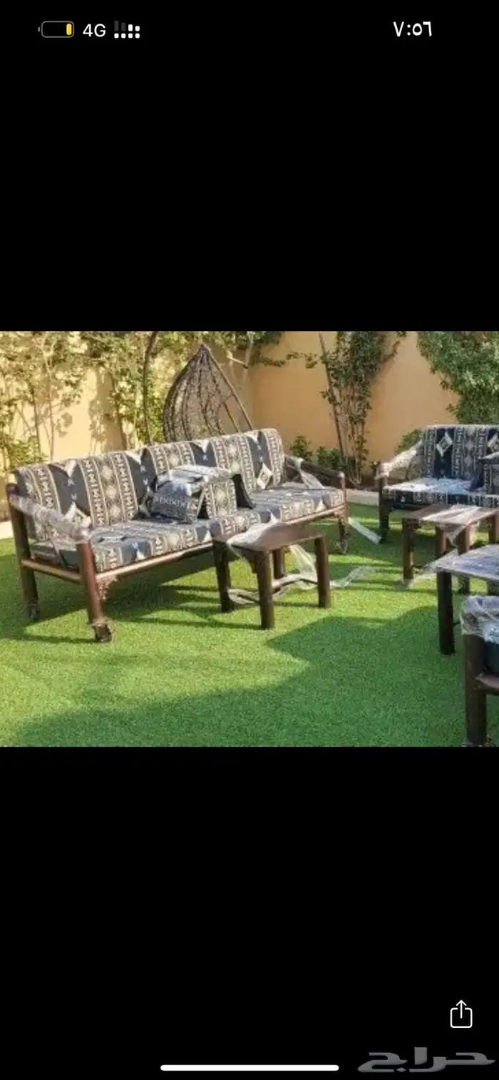 كراسي حديد وجلسات شعبية 9