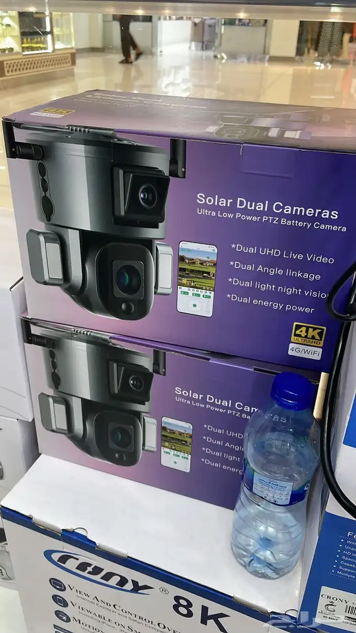 توفير كيمرا طاقة شمسية 4kنوعين 2