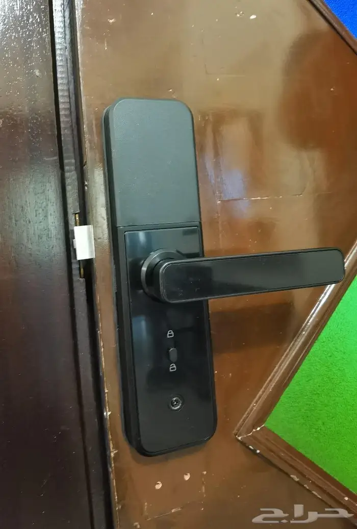 قفل باب ذكي بصمة تركيب برمجة كوالين بصمة قفل بجوال 1