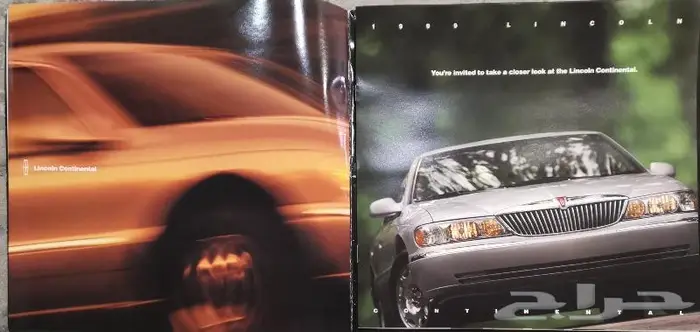( مباع ) كتالوج لنكولن كونتيننتال 1999 5