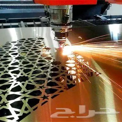 قص ليزر حديد تخريم ستانلس ستيل تطعيج 0