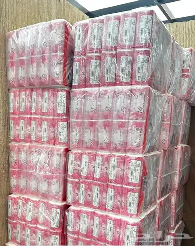 مناديل للبيع اسعارههم 200 ورقه بسعر 55 ريال و500 ب100 ر 0