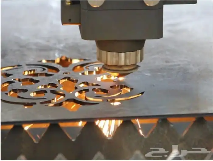 قص ليزر حديد تخريم ستانلس ستيل تطعيج 11