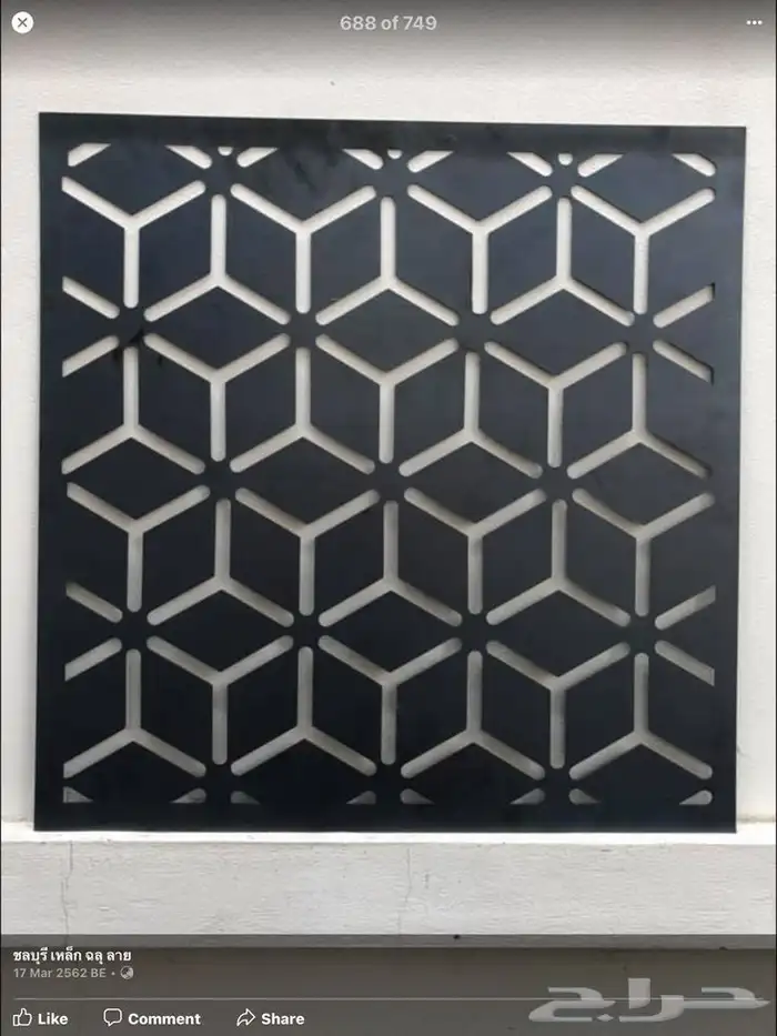 قص ليزر حديد تخريم ستانلس ستيل تطعيج 4