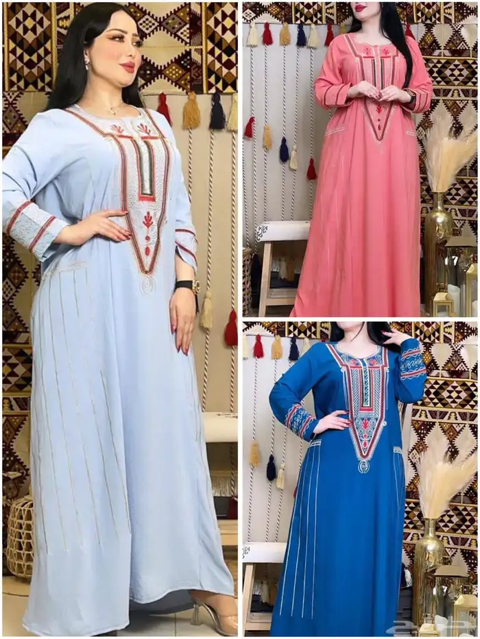 عرض 5 جلابيات استقبال فخمة 34