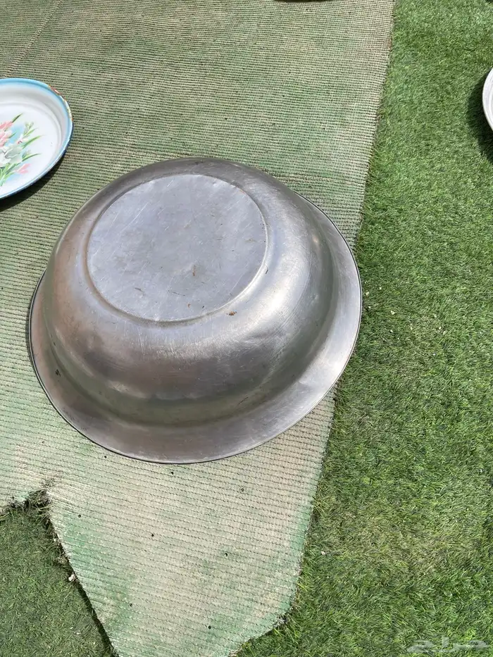 صحون مشرشره وصحون غظار وقدر معدن هندي ختمين 1