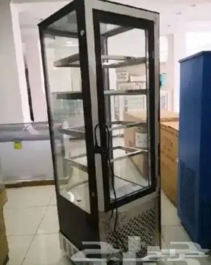 ثلاجة بانوراما 4 جوانب زجاج استيل.. 0