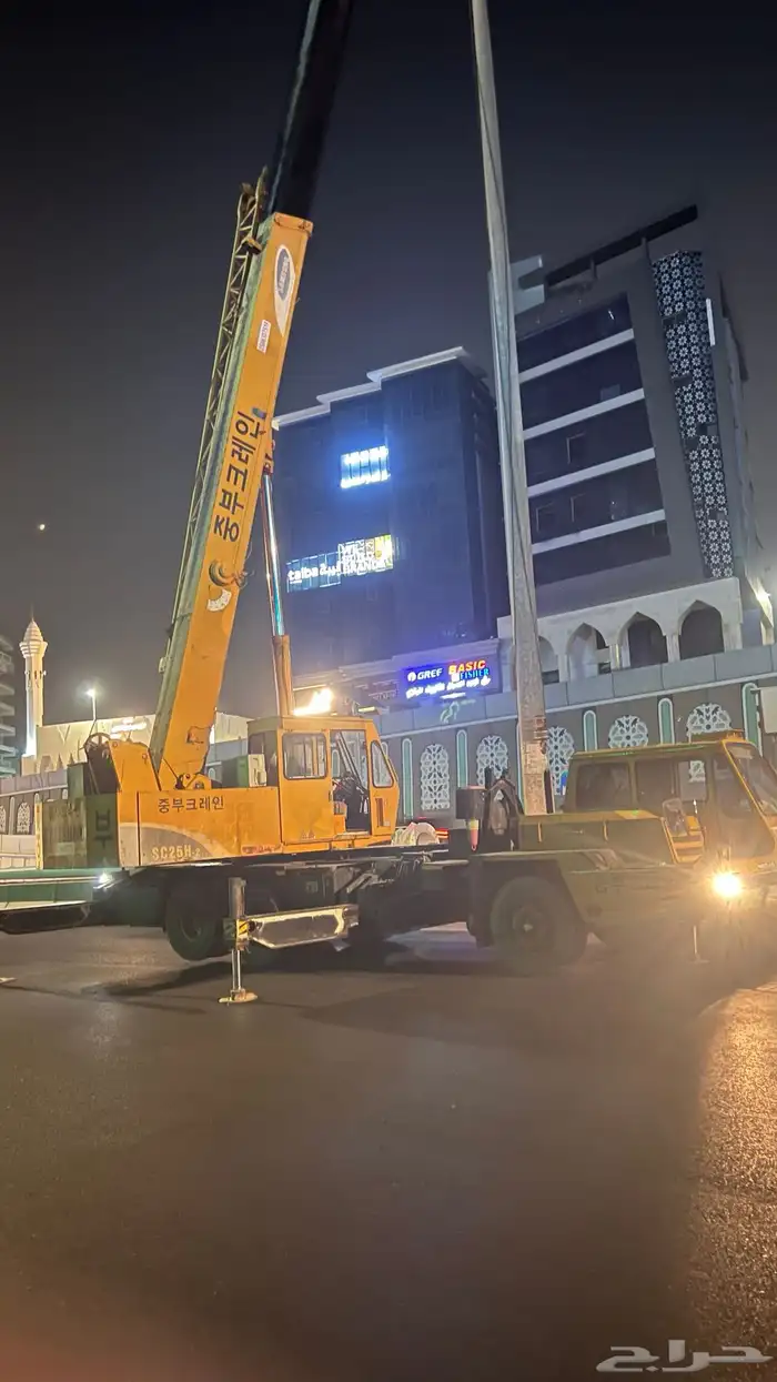 كرين رافعه 25 طن -50 طن للأيجار الشهري واليومي والمشاوير 0