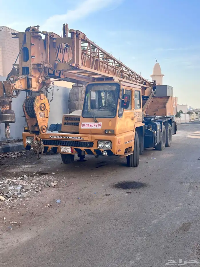 كرين رافعه 25 طن -50 طن للأيجار الشهري واليومي والمشاوير 6