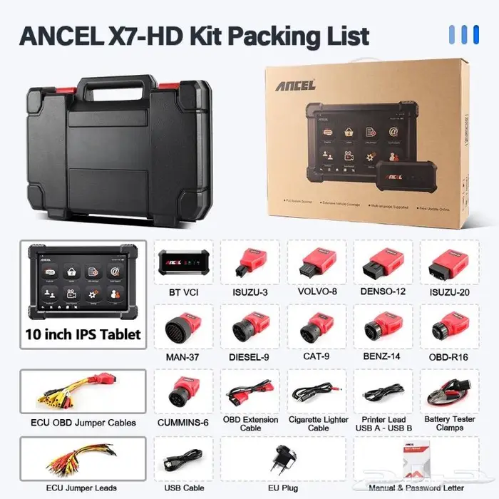 كمبيوتر برمجة وفحص السيارات ANCEL 2