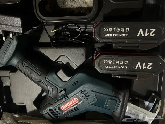 منشار للحم ومنشار حطب ترددي بالبطاريه 15