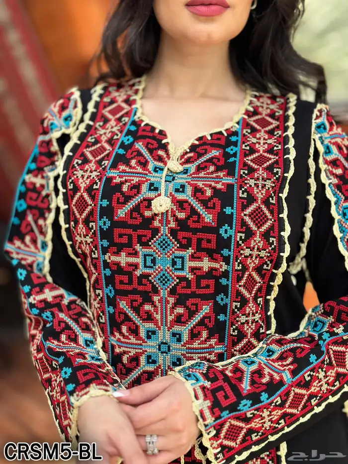 جلابيات سنارة تطريز اردني 10